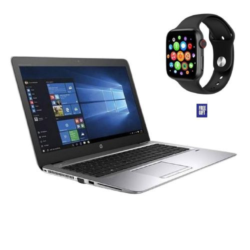 RENEWED Refurbished EliteBook 840 Intel Core i5 4GB Ram, 500GB HDD Plus Free Smart Watch- Black
