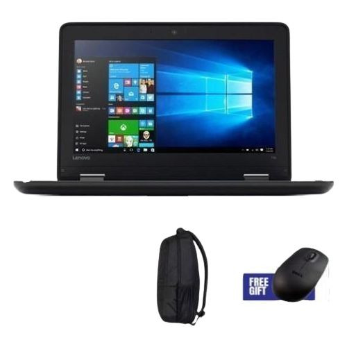 RENEWED Refurbished Thinkpad 11e 11.6" Inch 4GB RAM 500GB HDD Plus Free Bag & Mouse - Black