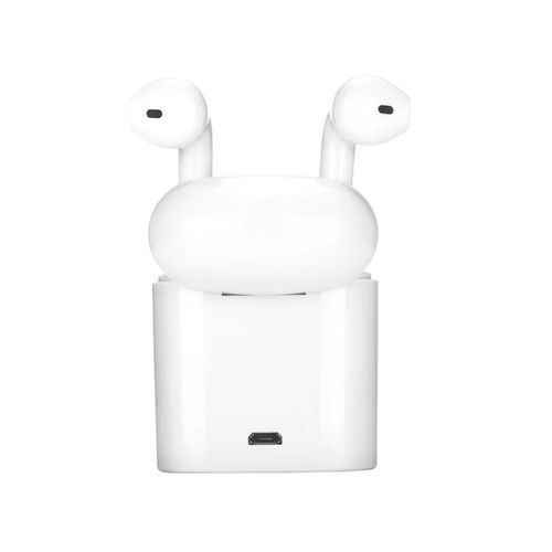 TWS Ear Buds - i7S - Twin Wireless Bluetooth Earphones - White