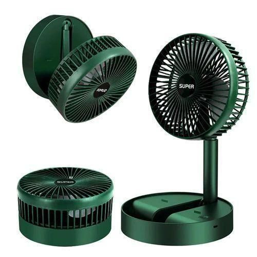 Mini Foldable Fan With Strong Wind For Use At Home - Multicolor