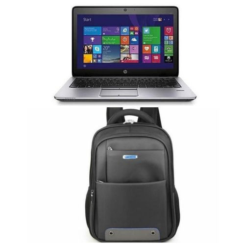 RENEWED Refurbished  820 Elitebook G2 12.5 Inch Core i5,8GB Ram, 1000GB Hard Disk, Windows 10 Pro, Microsoft Office Plus Free bag - Black