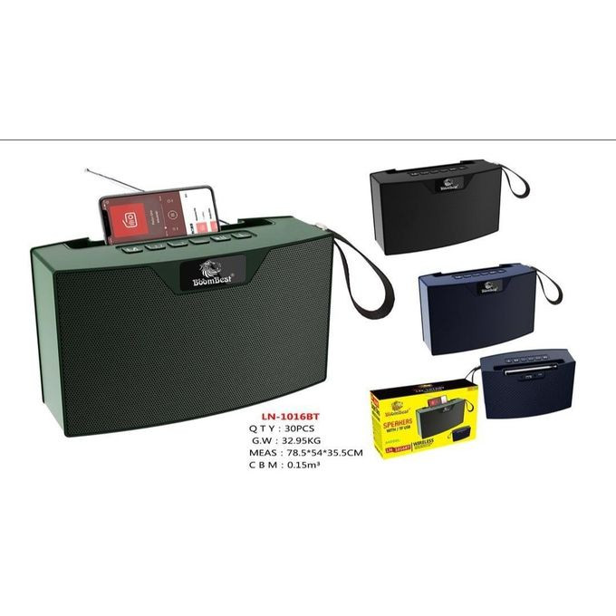 Boom Best Bass Bluetooth Speaker- Black, Green