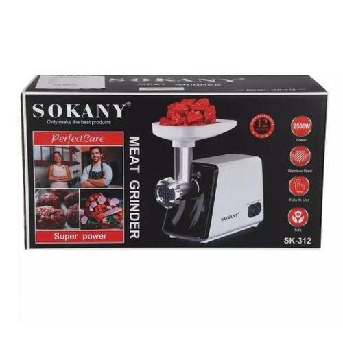 Sokany Electric Meat Grinder- White.