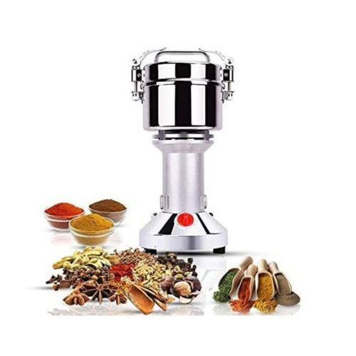 300g Electric Herb Grain Grinder Cereal Milling Flour Powder Machine,Silver.