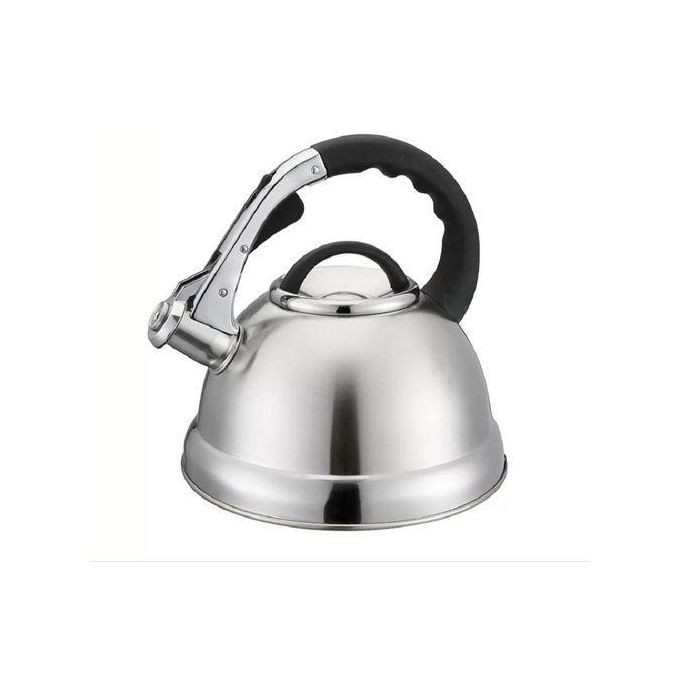 Non Electric Stainless Steel Whistling Kettle-Silver