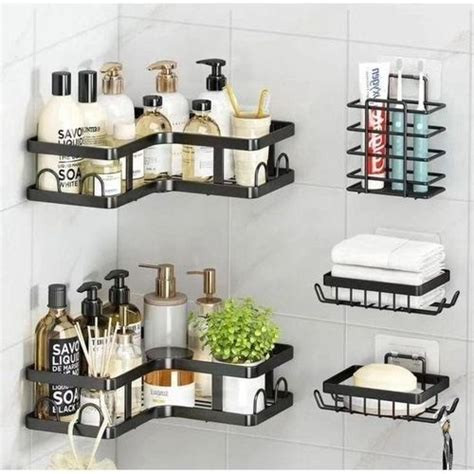 5Pcs Bathroom Corner Shelves