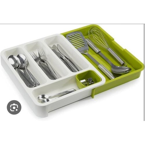 Plastic Kitchen Cutlery Organizer - Multi-Color