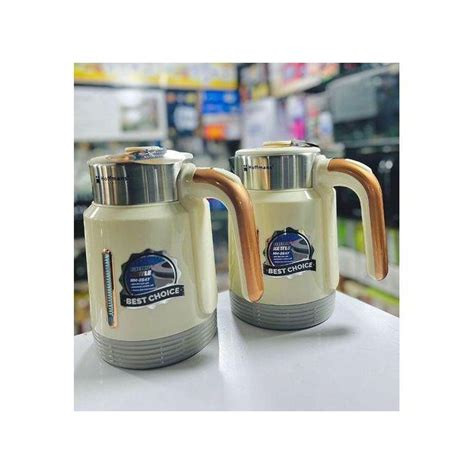 Hoffmans 2.5L Electric Milk Boiling/ Cooking Pacolator/Kettle -Black Cream