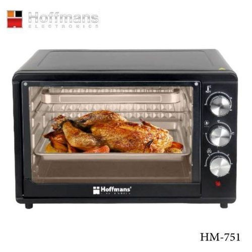 Hoffmans 45L Electric Oven with 2000W Power HM-751 - Black