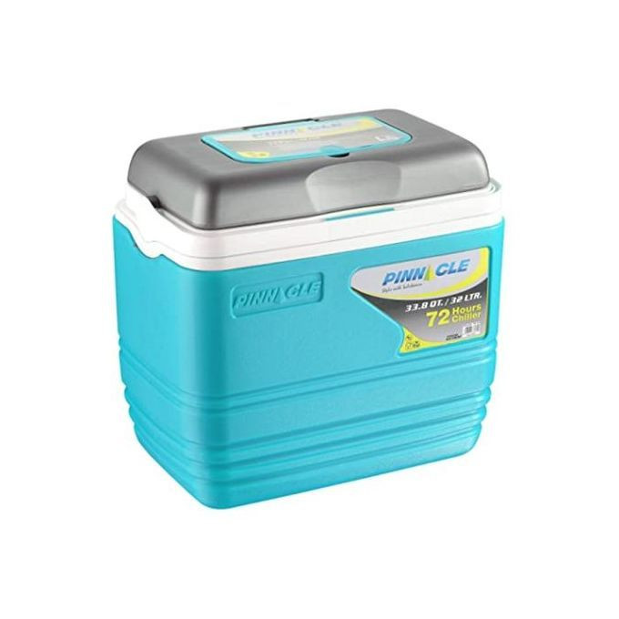 Pinacle Insulated Water Cooler Ice Chiller Box 32L,Blue.