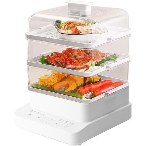 Electric Food Steamer - WHite