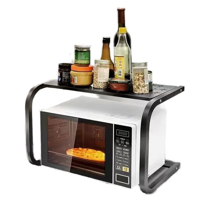 Microwave Storage Rack / Microwave Stand - Black