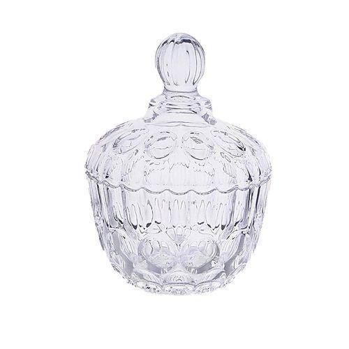 Glass Sugar Bowl/Glass Ware - Clear