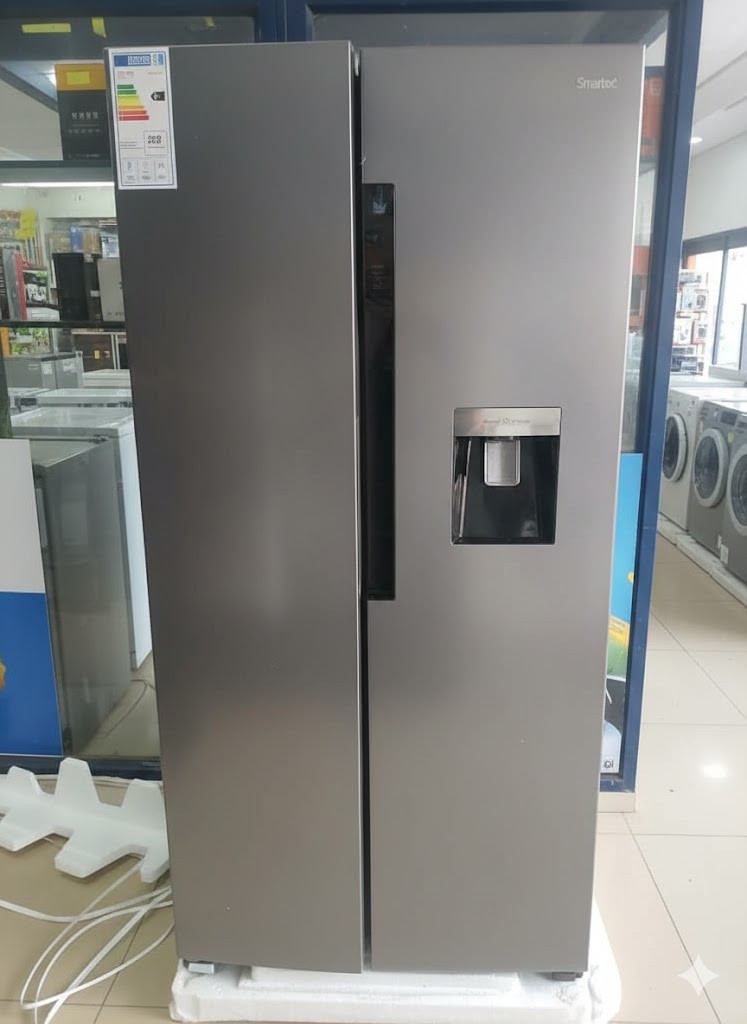 SMARTEC 560Ltrs (SD56DR) Side by Side Refrigerator, Large Capacity Freeze 560 Ltrs