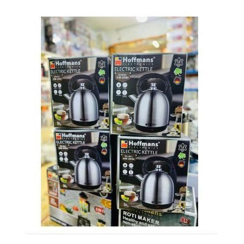 Hoffmans 5 Litre / 5L Electric Kettle - Silver,Black