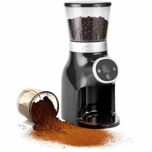Saachi Electric Coffe Beans Grinder With 31 Precise Grinding For 1-10 Cups-Black/Silver