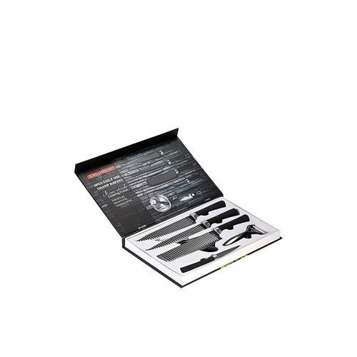 Everich 6pcs Sharp Knives - Black and Silver