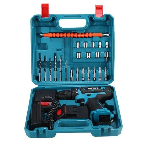 Li-ion Battery Rechargeable Power Screw Drivers Portable Cordless Drill Set
