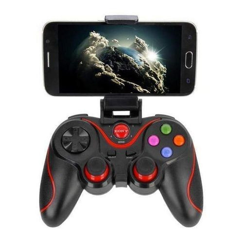 Portable Bluetooth Wireless Game Controller with Phone Clip, for Android / iOS Devices / PC