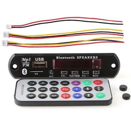 Other 12V Bluetooth MP3 WMA FM AUX Decoder Board Audio Module TF SD Card USB Radio Black