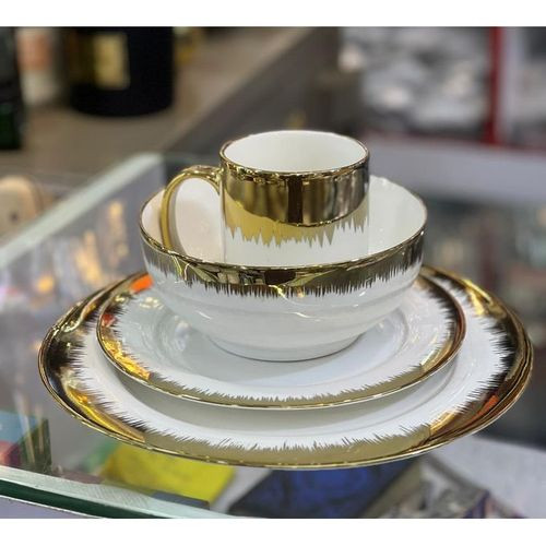 24Pcs Dinner Set Dinnerware White