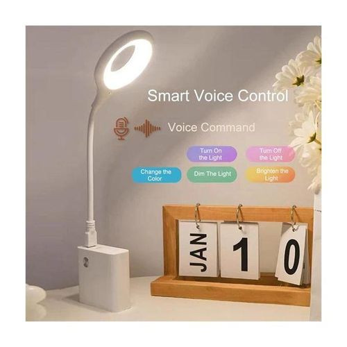 New Portable LED Desk Lamp Foldable Voice Night Light Small USB Smart Voice Lamp