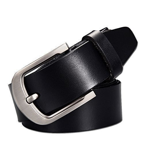 Men's Leather Belt - Black