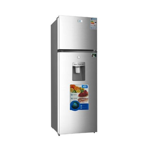 ADH 358Litre Fridge Double Door With water Dispenser-Grey/Silver