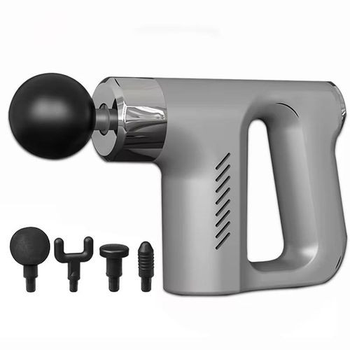 Massage Gun 5 Gears Muscle Massager Pain Massage Gun Mini Relax Body Relief With 4 Heads