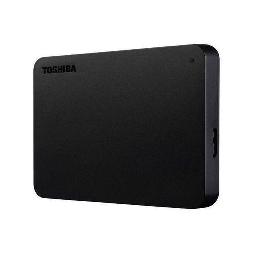 Toshiba 640GB External Hard Disk Drive - Black Color.