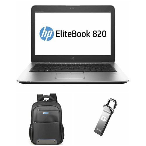 RENEWED Refurbished Elitebook 820 G2 8GB RAM and 500GB HARD DISK With Free Bag & 32GB Flash Drive.