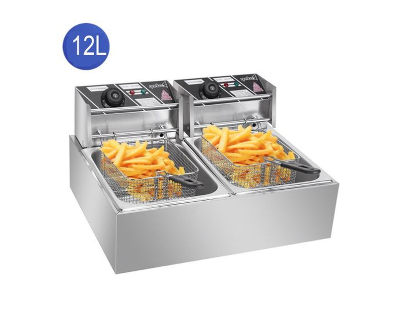 12L Deep Fryer - Silver