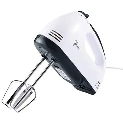 Electric 7 Speed Hand Mixer - White