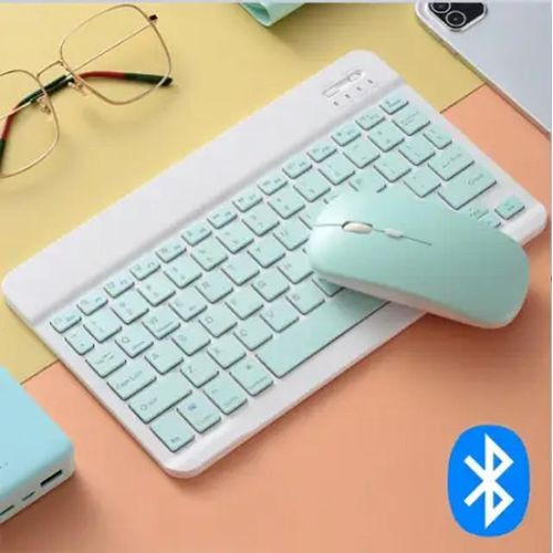 Portable Rechargeable Bluetooth Keyboard & Mouse Set combo