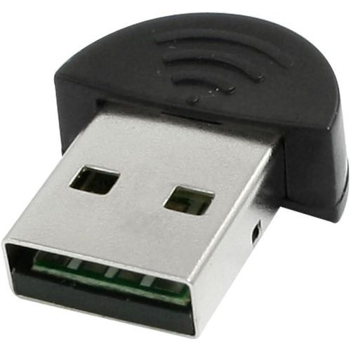 Driveless Bluetooth USB Dongle (Adapter) With CSR Chip,Plug & Play(Black) - Black