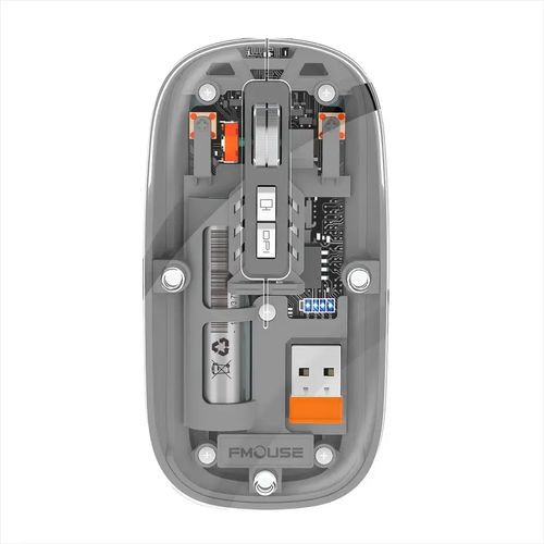 Rechargeable Transparent Mouse Wireless Blue tooth Magnetic
