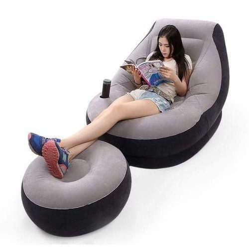 Mmm Intex Inflatable Flocking Air Chair