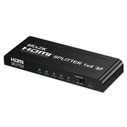 To 4 4K X 2K Video High-Definition On-Screen HDMI Splitter(EU Plug).