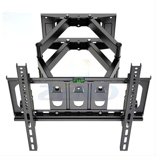 Double Arm Havy Duty TV Wall Mount For 32" To 80" Full Motion For All TVs-Black