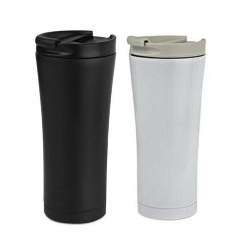 Stainless Steel Travel Mug 0.5L - Black, White
