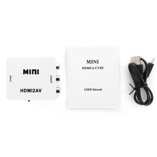 HDMI to AV Mini HDMI2AV Video Converter HD 720P 1080P