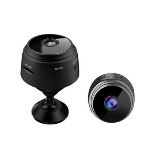 Mini Spy Secret Camera WiFi Wireless with Audio - Black..