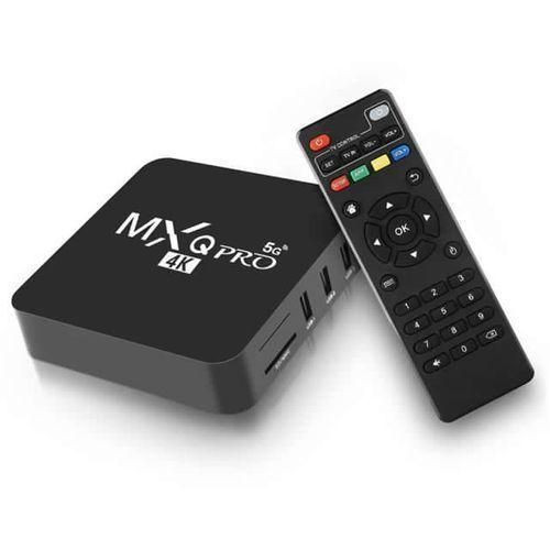 2GB RAM 16GB ROM 4K Ultra HD TV Box 5G Android TV Box - Black