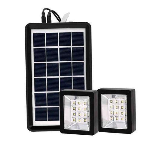 EASY POWER Mini Solar Lighting System With 2 Lights - Multicolor