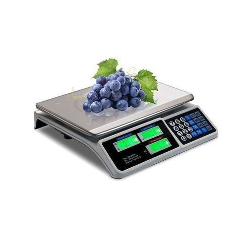 30kg Electronic Mini Digital Price Computing Weighing Scale LCD Display- White.