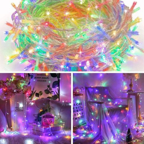 Colourful Christmas Twinkle Lights For Tree - Multicolor