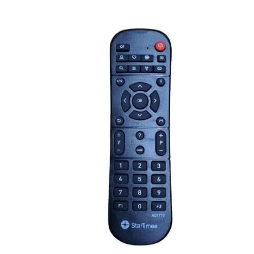 Startimes Remote Control For Decoder or Receiver- New Model- Black