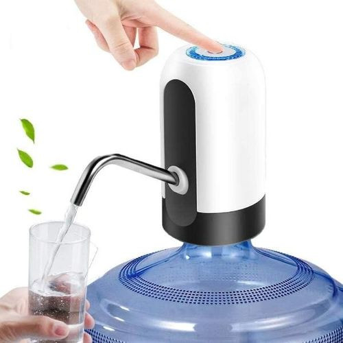 Rechargeable Automatic Water Dispenser Suitable for 1.5L to 18.9L-White