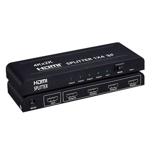4k And 2k HDMI Splitter 4 *1 Way- Black