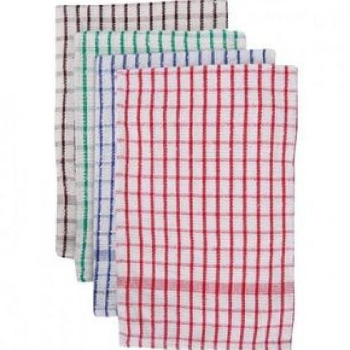 Cotton Kitchen Towels, 12 Pieces - Multicolor